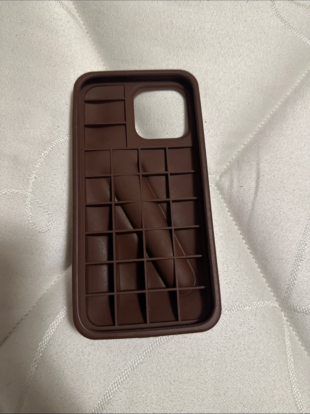 RHODE Brown Silicone Phone Case with Built-In Grip - Picture 3 of 4
